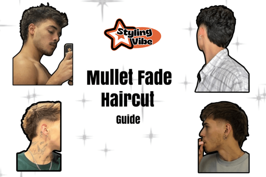 Burst Fade Mullet Haircut for men