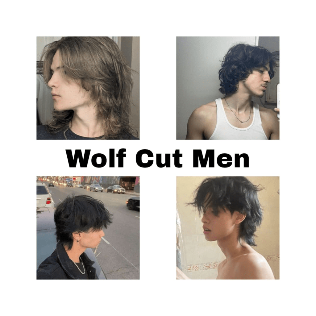 Origins: wolf cut Men Haircut