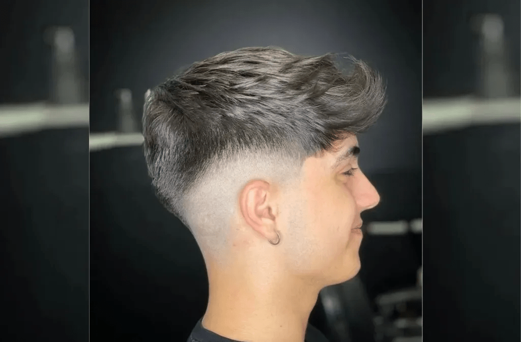 A Mid Fade Cut Is the Best for Thick Hair