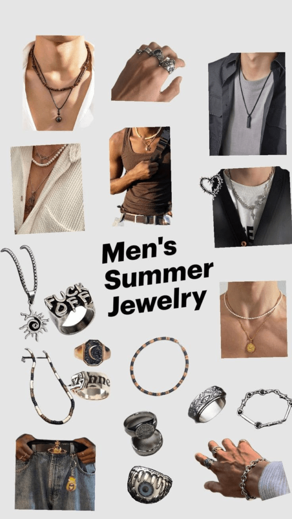 Summer Jewelry Trends, Men's Summer Jewelry Inspo