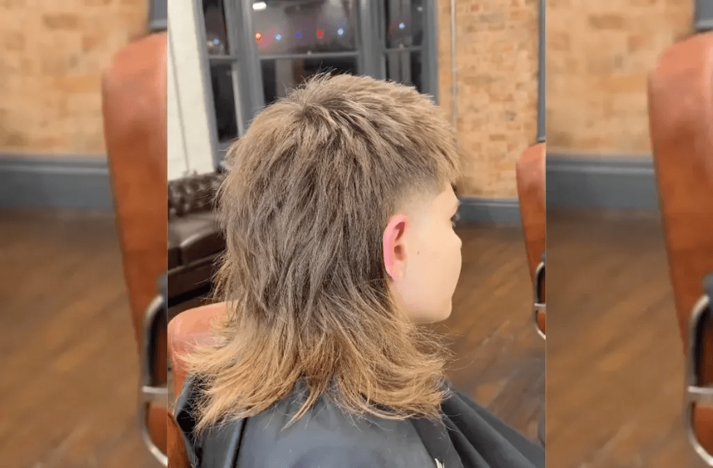 Haircut With A  Permed Mullet