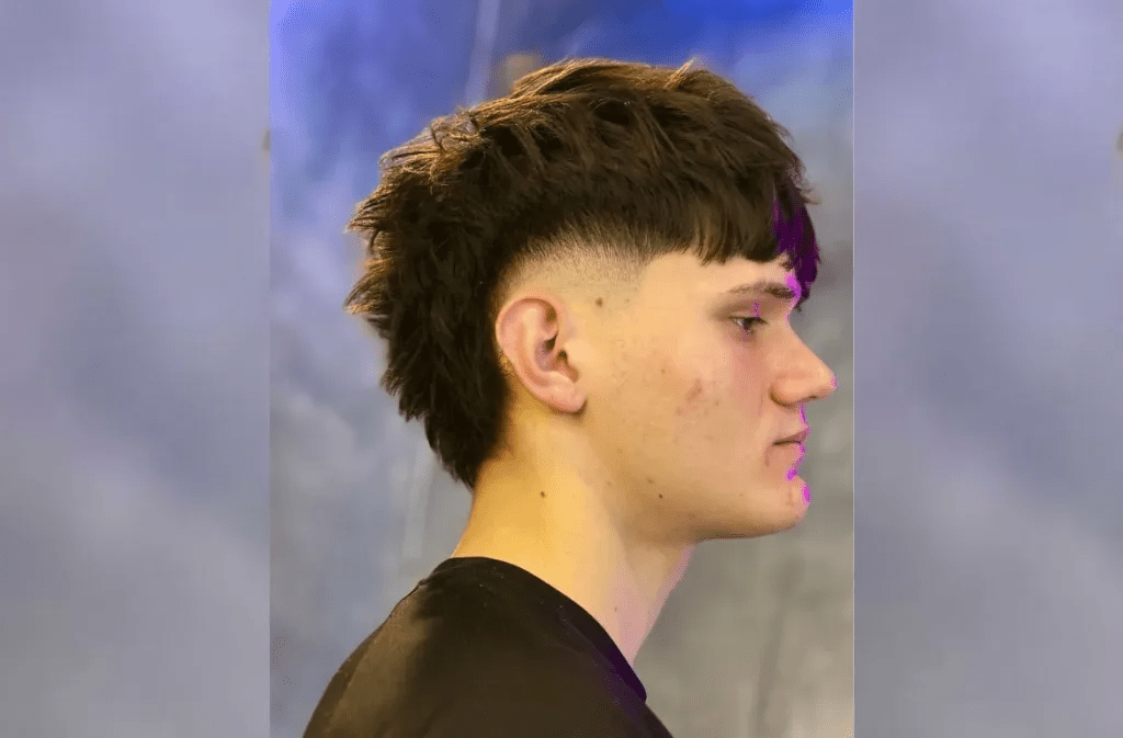 The Sides of the Mullet Haircut Are Shaved