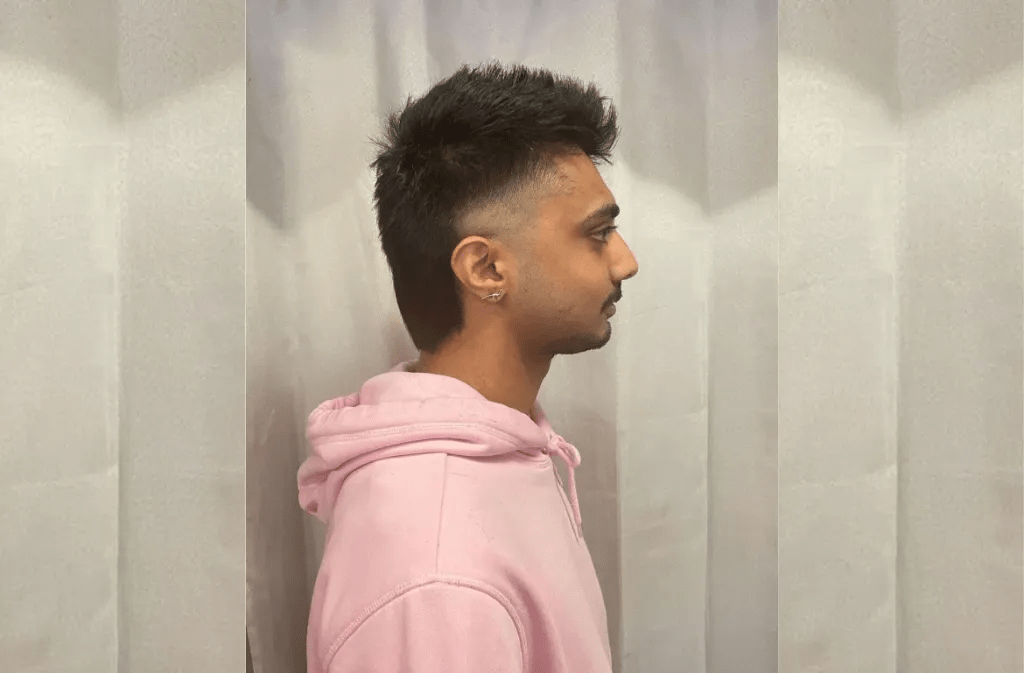 A Spiky Mullet Cut