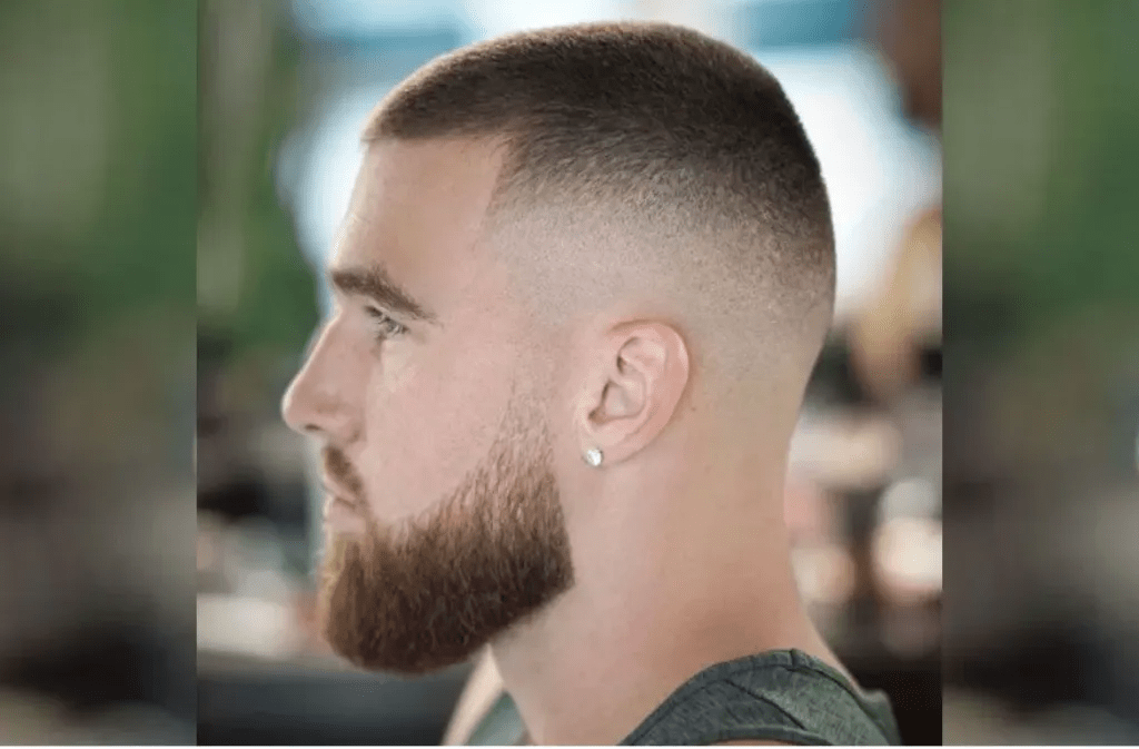 Buzz Cut With High Fade