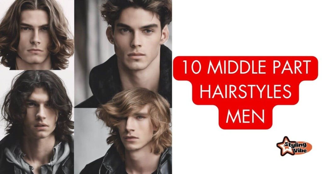 10 middle part hairstyles men