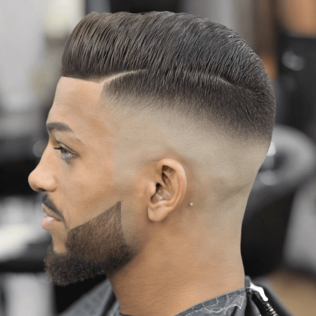 High Fade Blowout Haircut