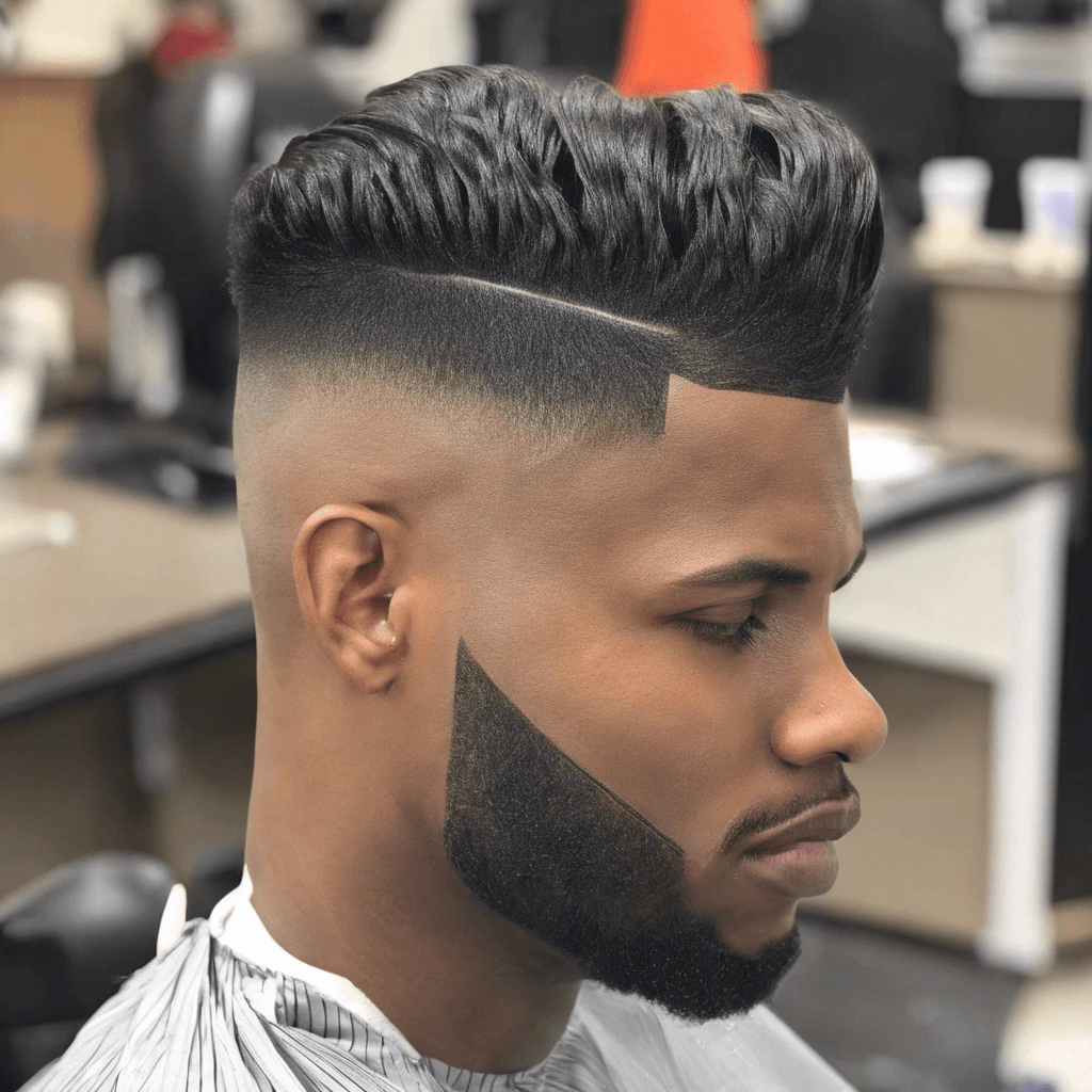 Low Fade Blowout Haircut