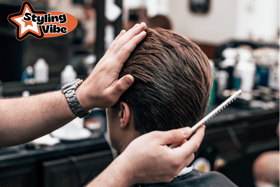 Stylish curtain haircut