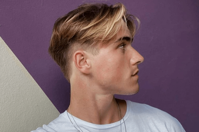 middle part haircut Gallery