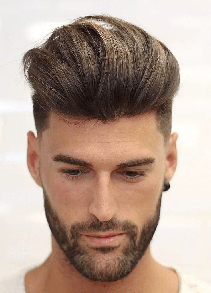 middle part haircut Gallery