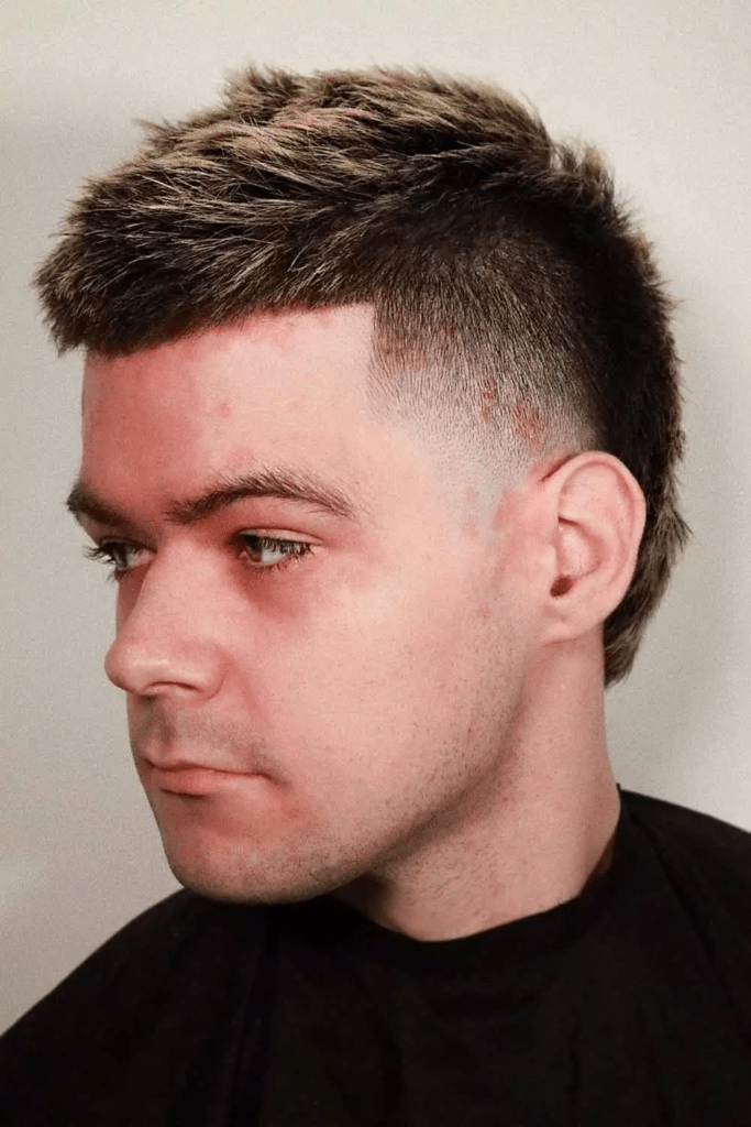 Short Mullet Haircut Men Gallery: