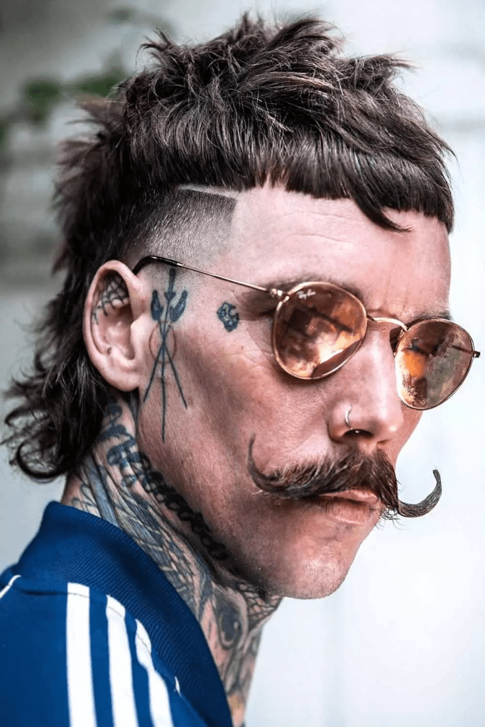 Short Mullet Haircut Men Gallery: