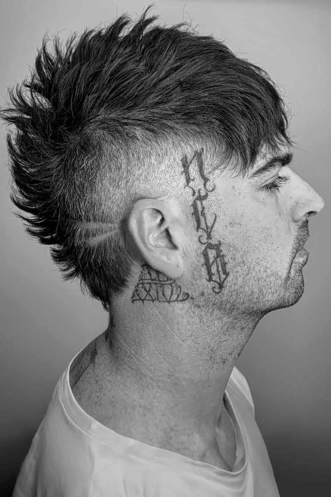 Short Mullet Haircut Men Gallery: