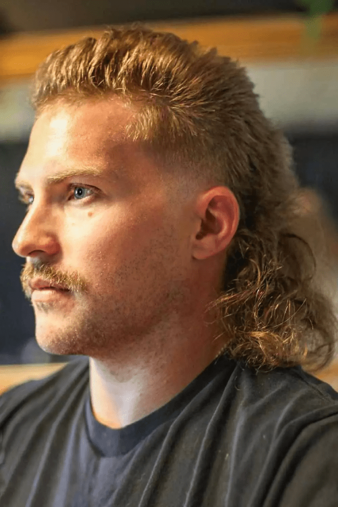 Short Mullet Haircut Men Gallery: