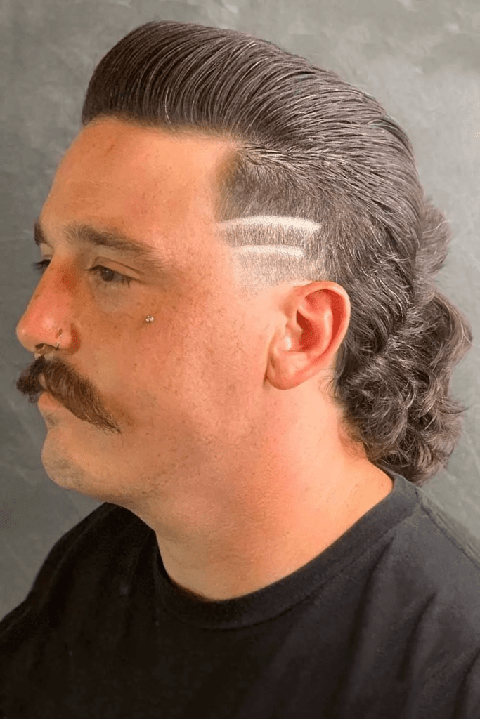 Short Mullet Haircut Men Gallery: