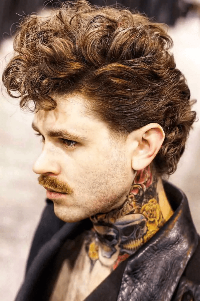 Short Mullet Haircut Men Gallery: