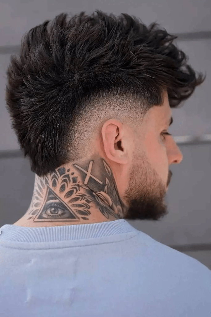 Short Mullet Haircut Men Gallery: