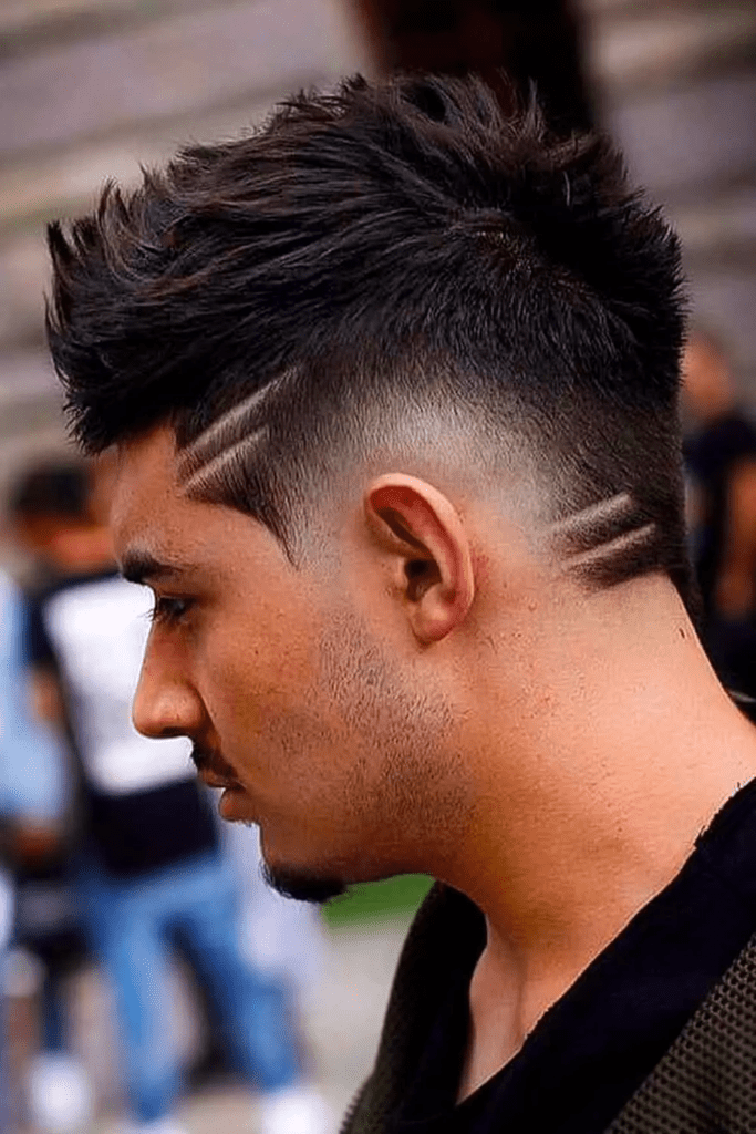 Short Mullet Haircut Men Gallery: