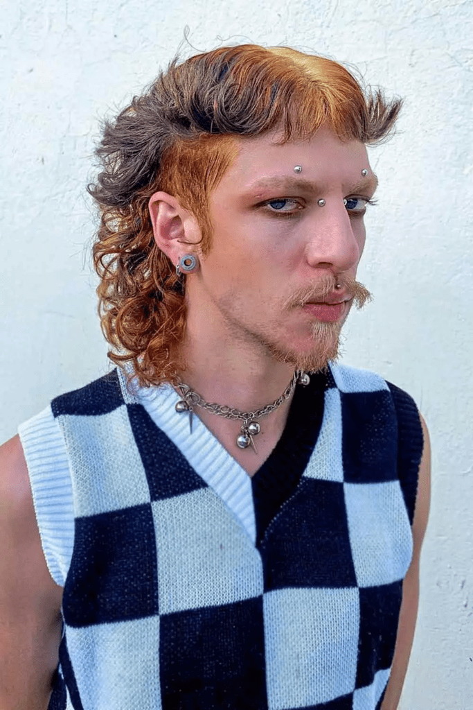 Short Mullet Haircut Men Gallery: