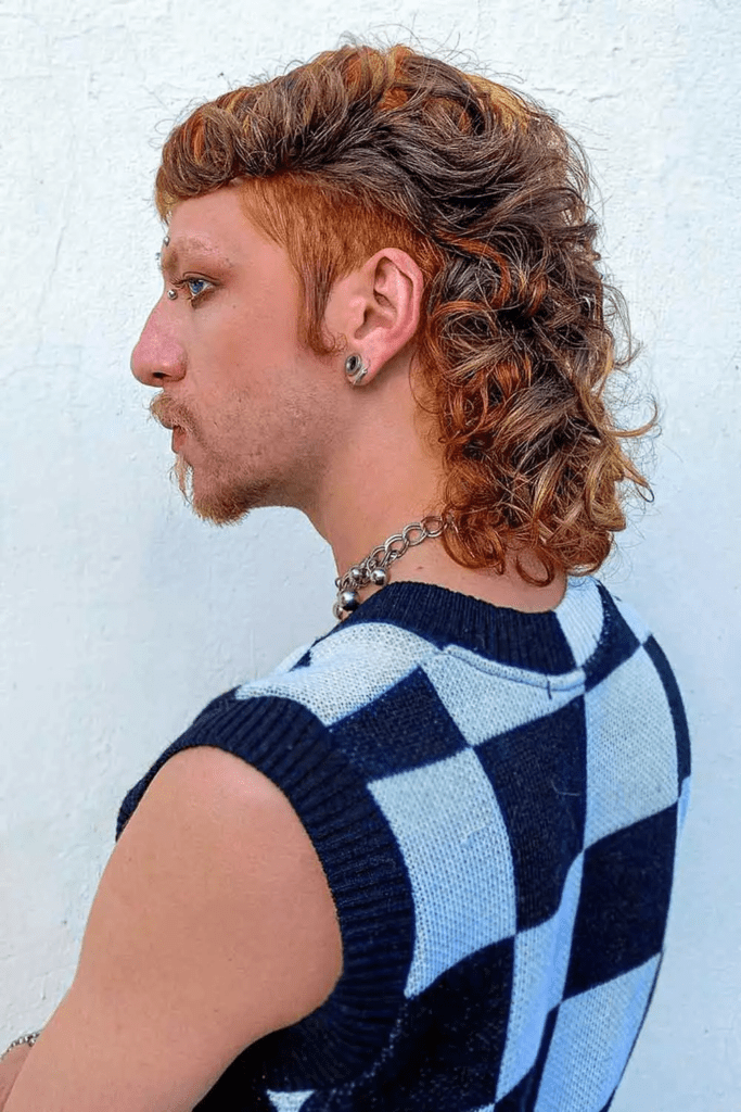 Short Mullet Haircut Men Gallery: