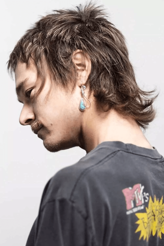 Short Mullet Haircut Men Gallery: