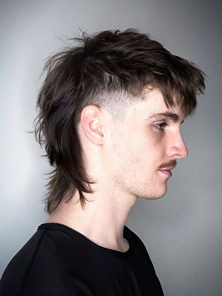 Textured Straight Mullet