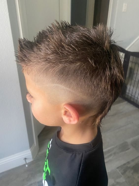 Faux Hawk haircut for toddler boy