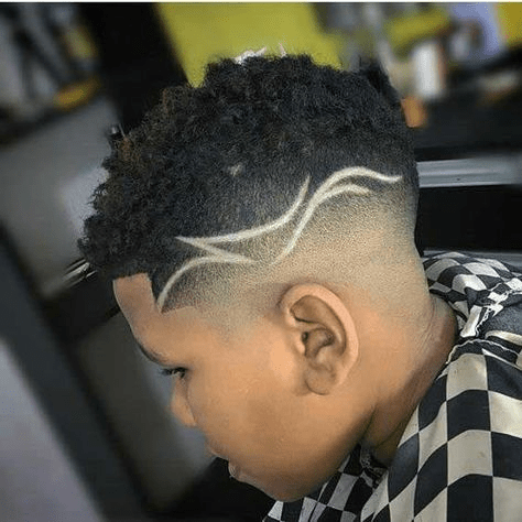 cross design haircut gallery