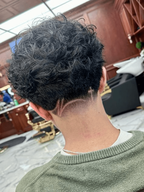 cross design haircut gallery