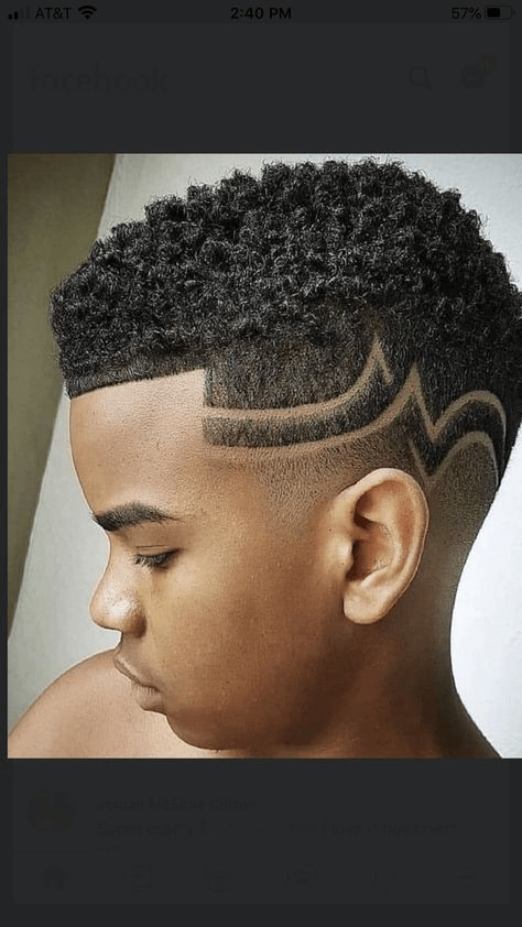 cross design haircut gallery