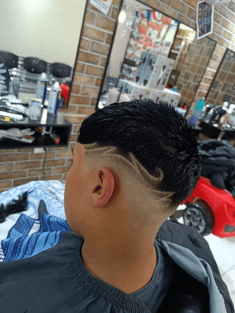 cross design haircut gallery