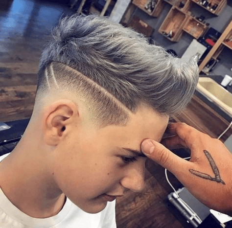 cross design haircut gallery