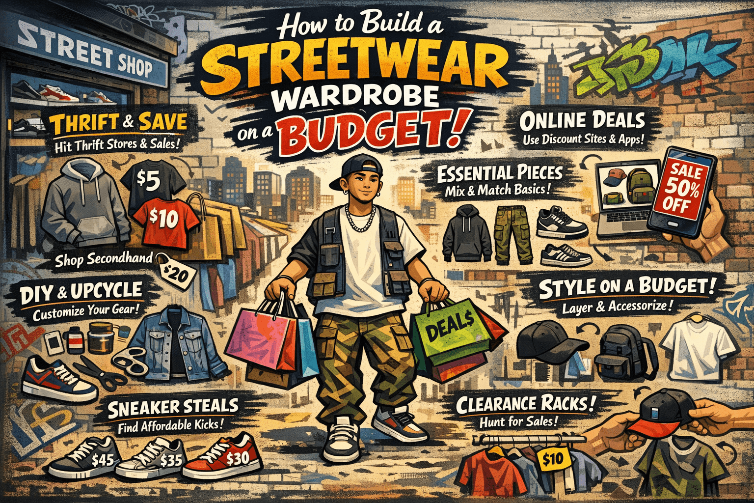 How to Build a Streetwear Wardrobe on a Budget